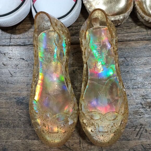 THREE Converse Lily Pulitzer Disney Princess Sz 7/8 & 9 Shoes Sneakers - Picture 2 of 9